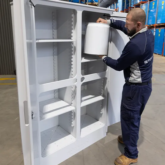 250L - Polyethylene Corrosive Substance Storage Cabinet