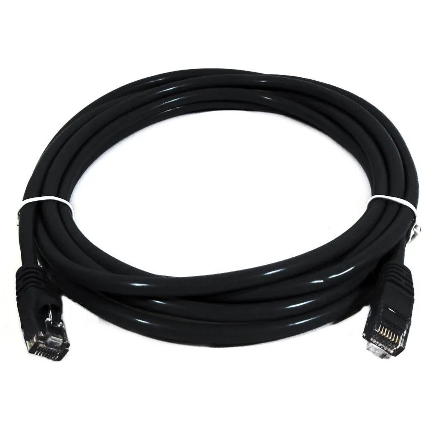 8Ware Cat6a UTP Ethernet Cable 1m Snagless Black CB8W-PL6A-1BLK [PC]