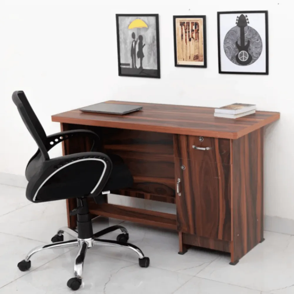 Amorini Study Table in Walnut Colour by Cupboard