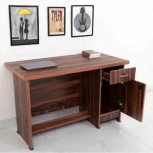 Amorini Study Table in Walnut Colour by Cupboard