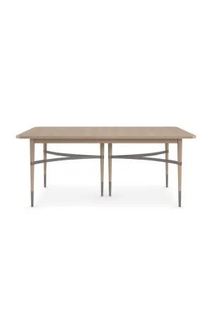 Beige Extendable Dining Table | Caracole Here to Accommodate