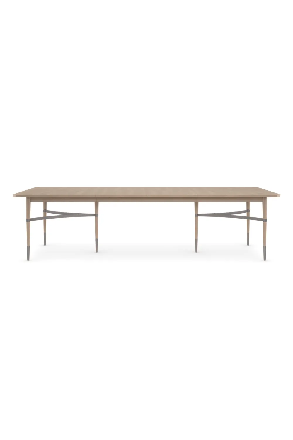 Beige Extendable Dining Table | Caracole Here to Accommodate