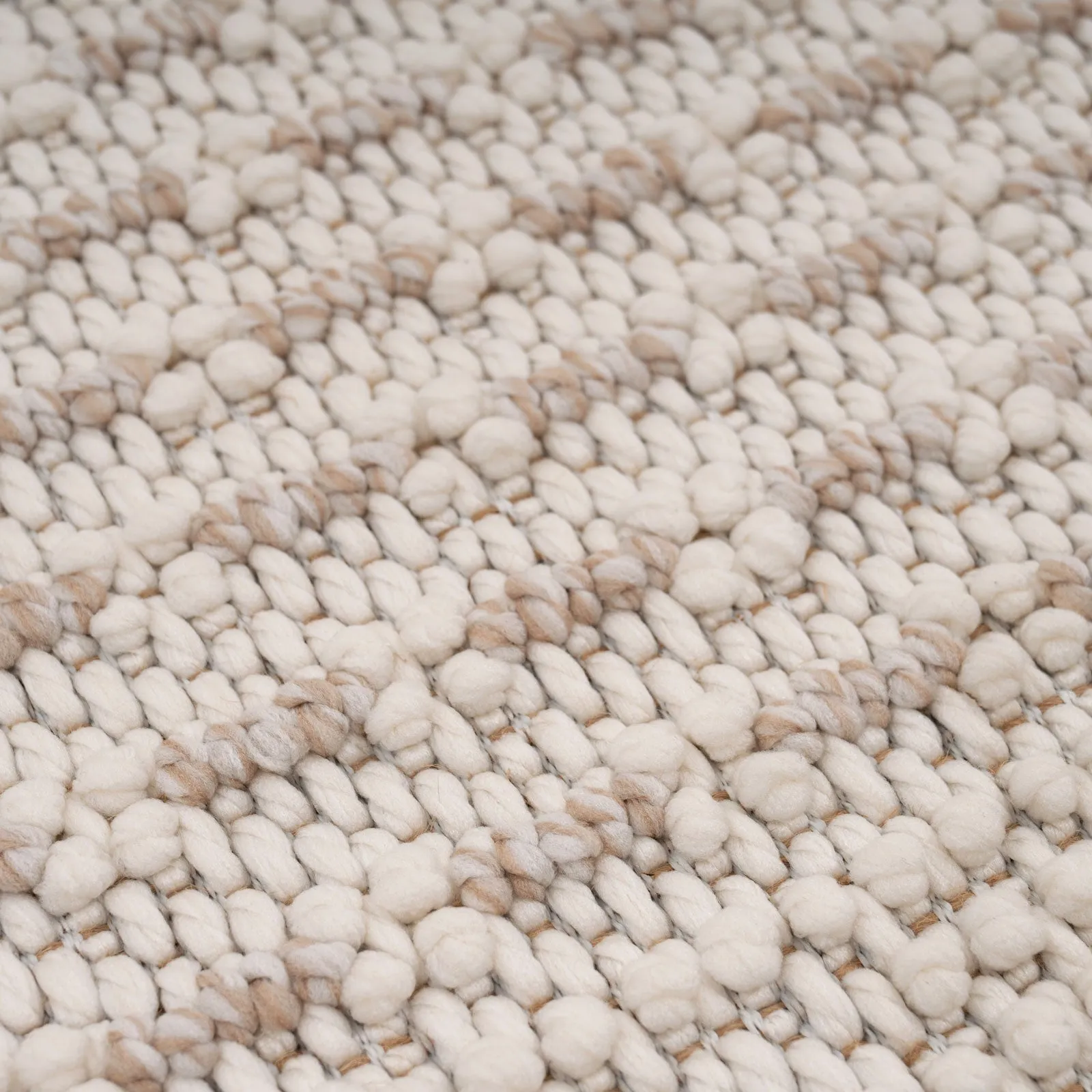 Beige Scandi Runner Rug - Cudo