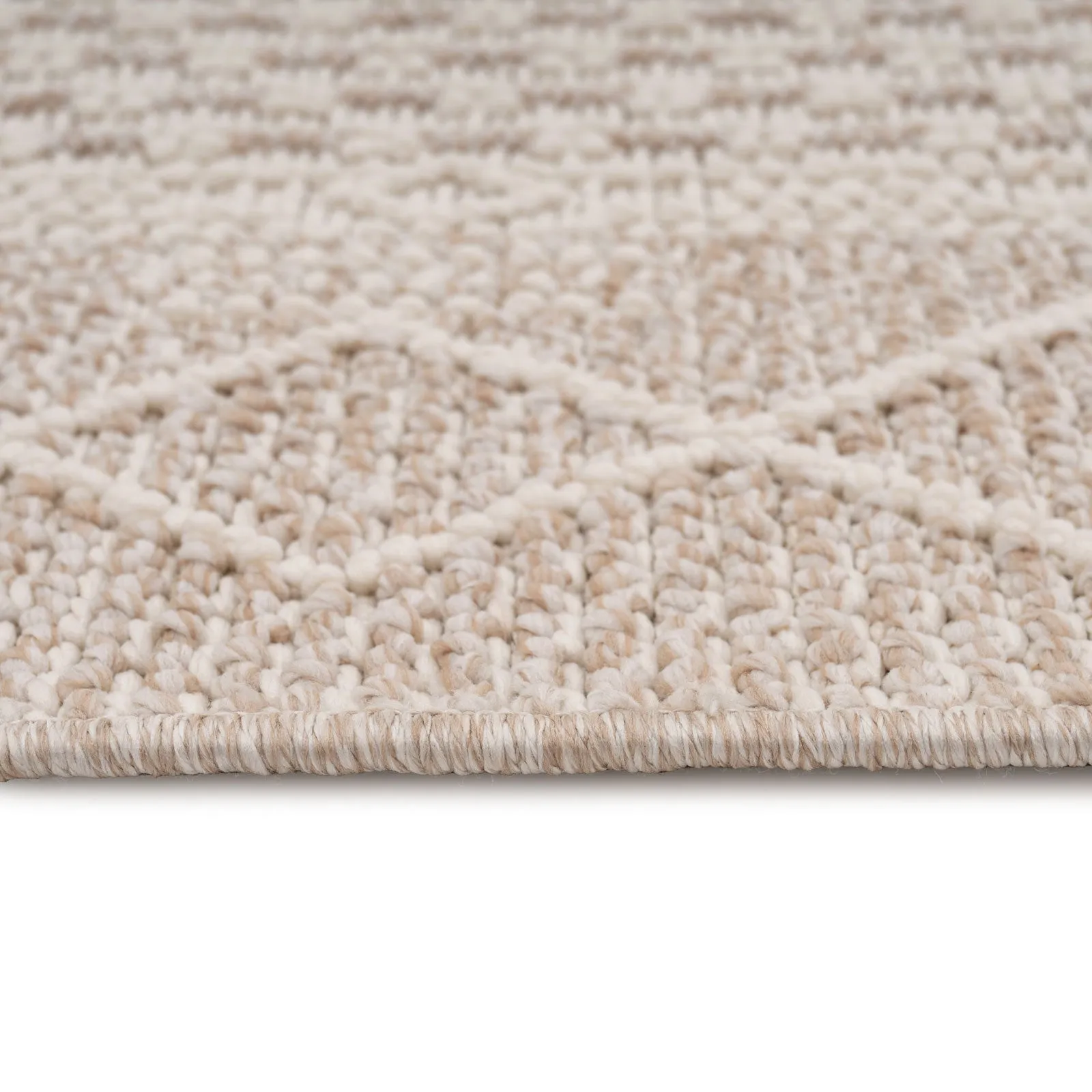 Beige Scandi Runner Rug - Cudo