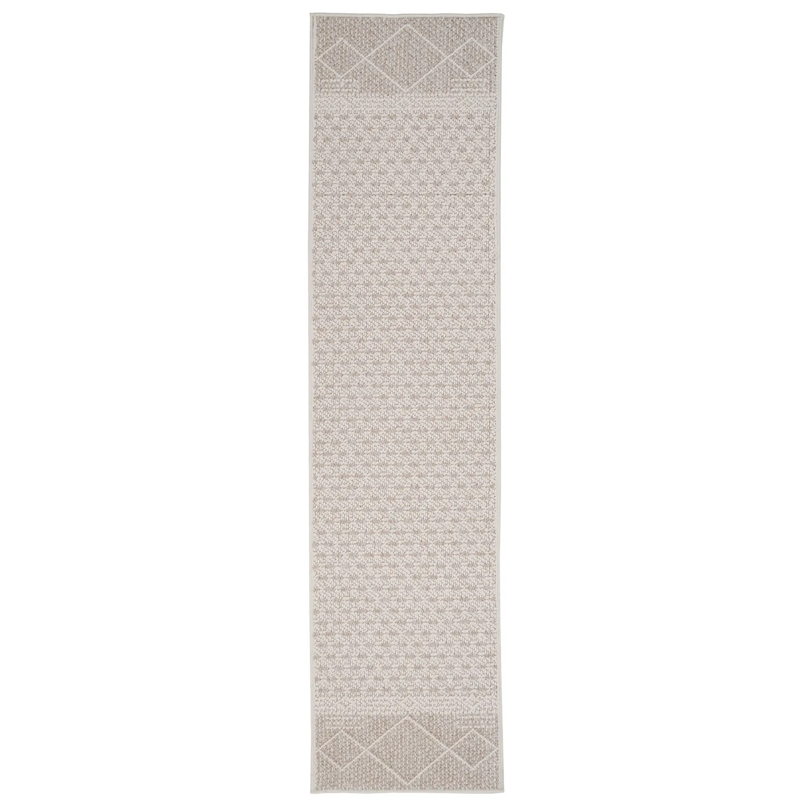 Beige Scandi Runner Rug - Cudo