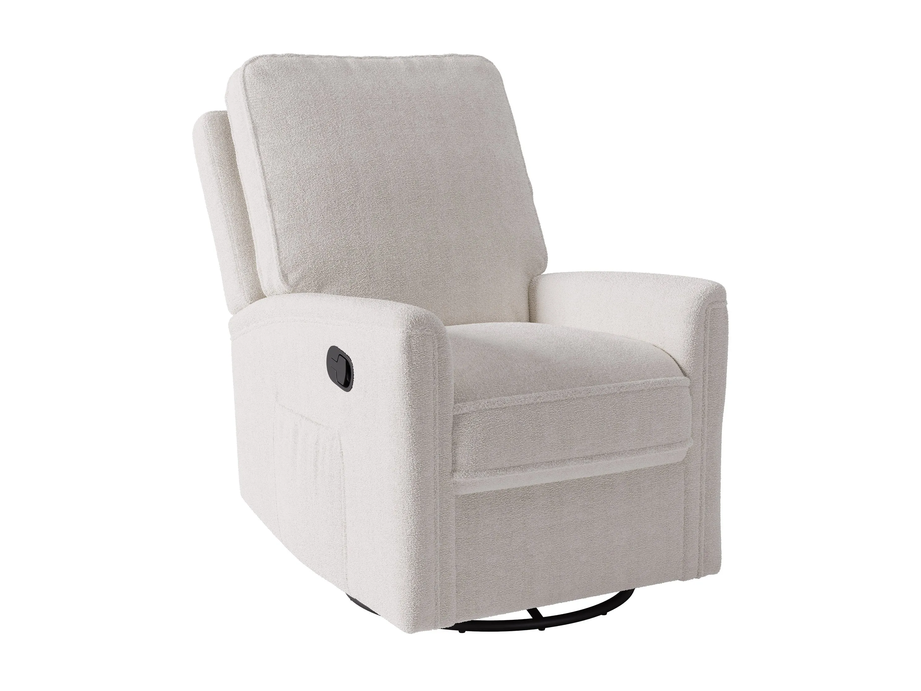 Boucle Swivel Recliner Chair