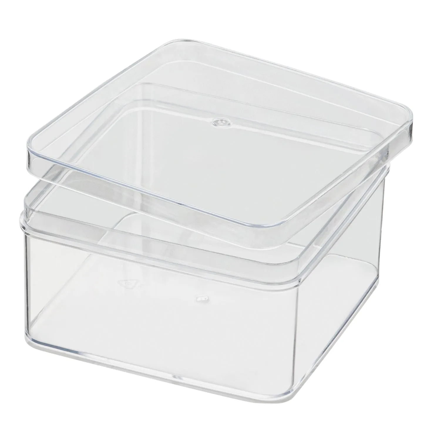 Clear Acrylic Boxes 3.75"x3.75"x2.5" 16 Pack