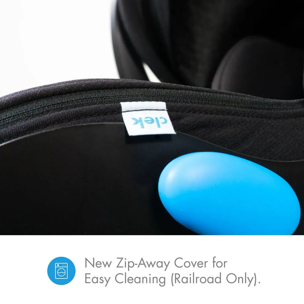 Clek Liingo Infant Car Seat, Railroad Zip