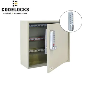 CodeLocks - Key Secure Hook Padlock Cabinet w/ KL1000 - Keyless Access - Private & Public Function - Master & User - Optional Storage