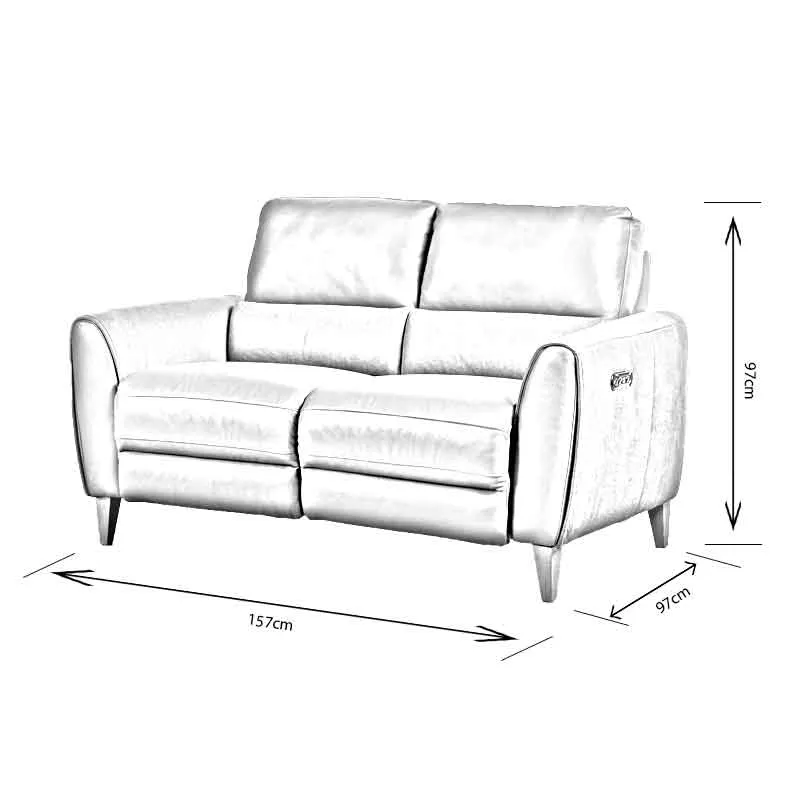 Comfort King Aspen 2 Seat Electric Reclining Sofa