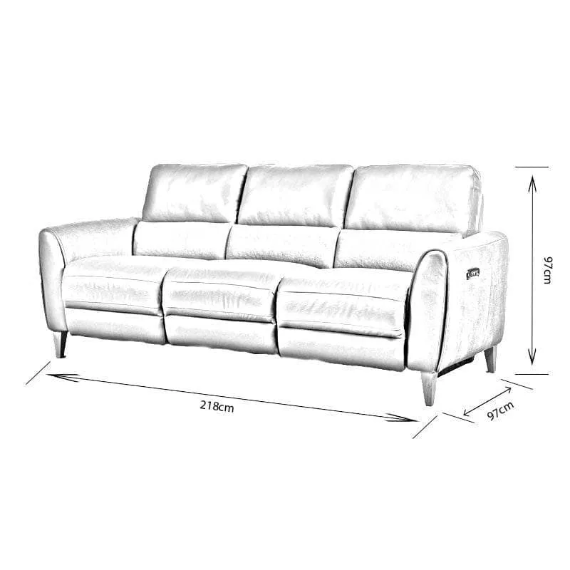 Comfort King Aspen 3 Seat Recliner Sofa