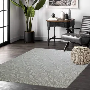 Coptic Soft Touch Patterned Area Rug,Cream,120 x 170 cm