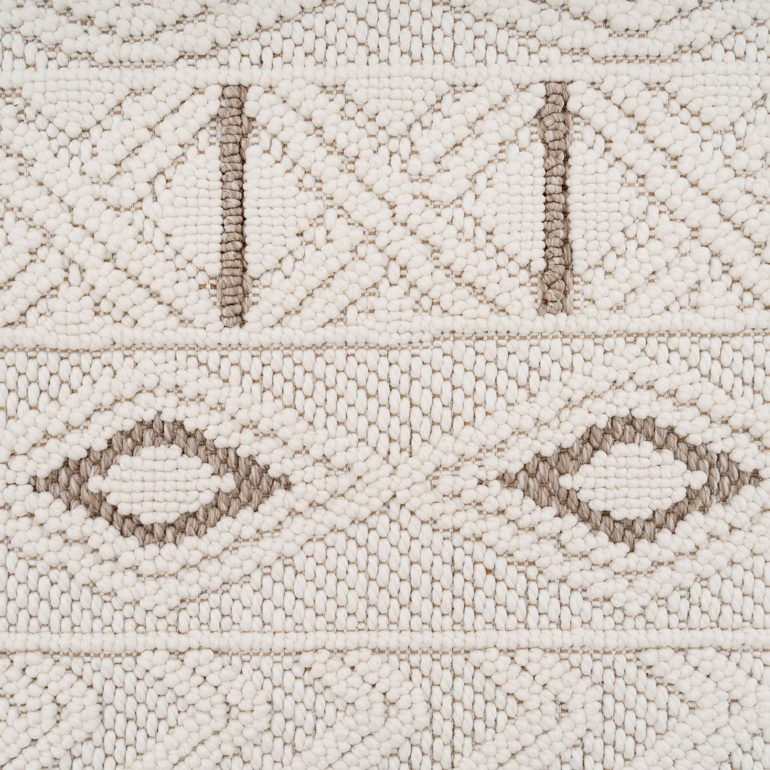 Cream Beige Boho Rug - Sachi