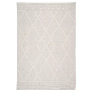 Cream Loop Pile Rug - Willow