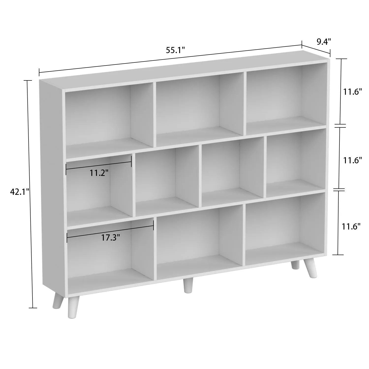 Cube Storage Bookcase Organizer Kids Bookshelf for Storage