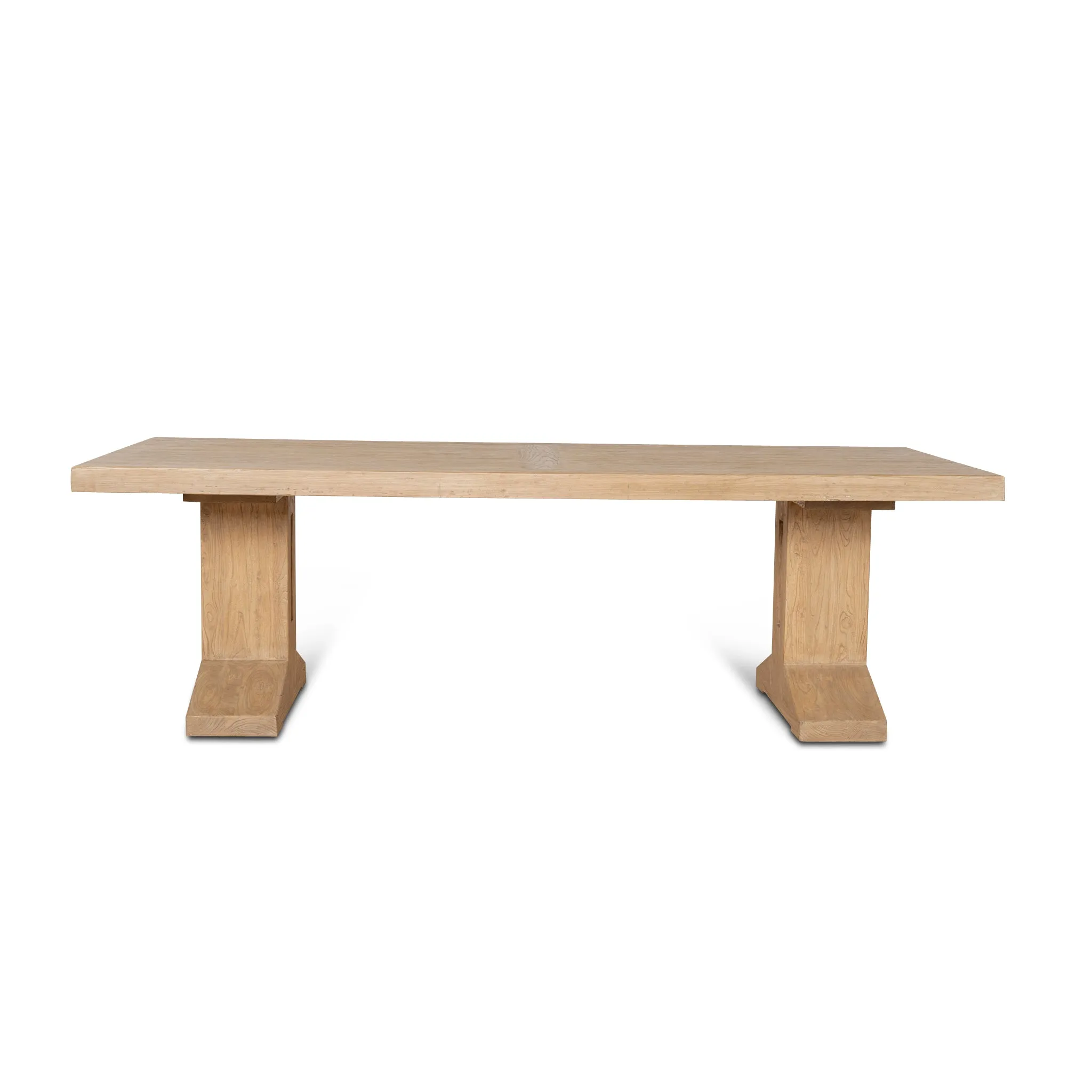 Doran 3m Elm Dining Table - Natural