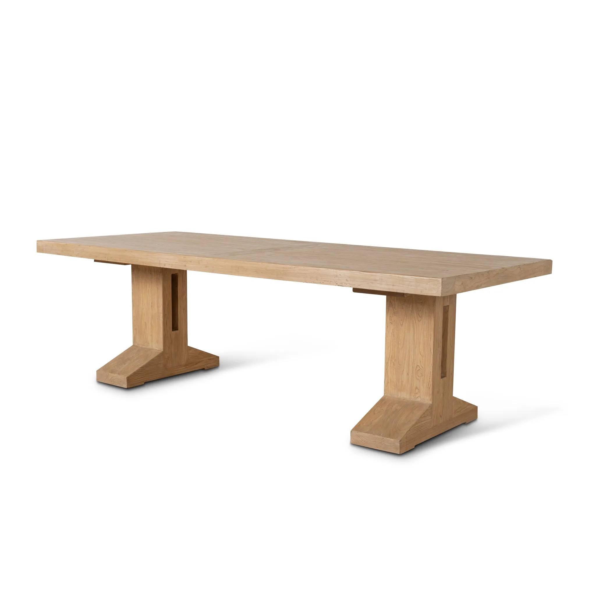 Doran 3m Elm Dining Table - Natural