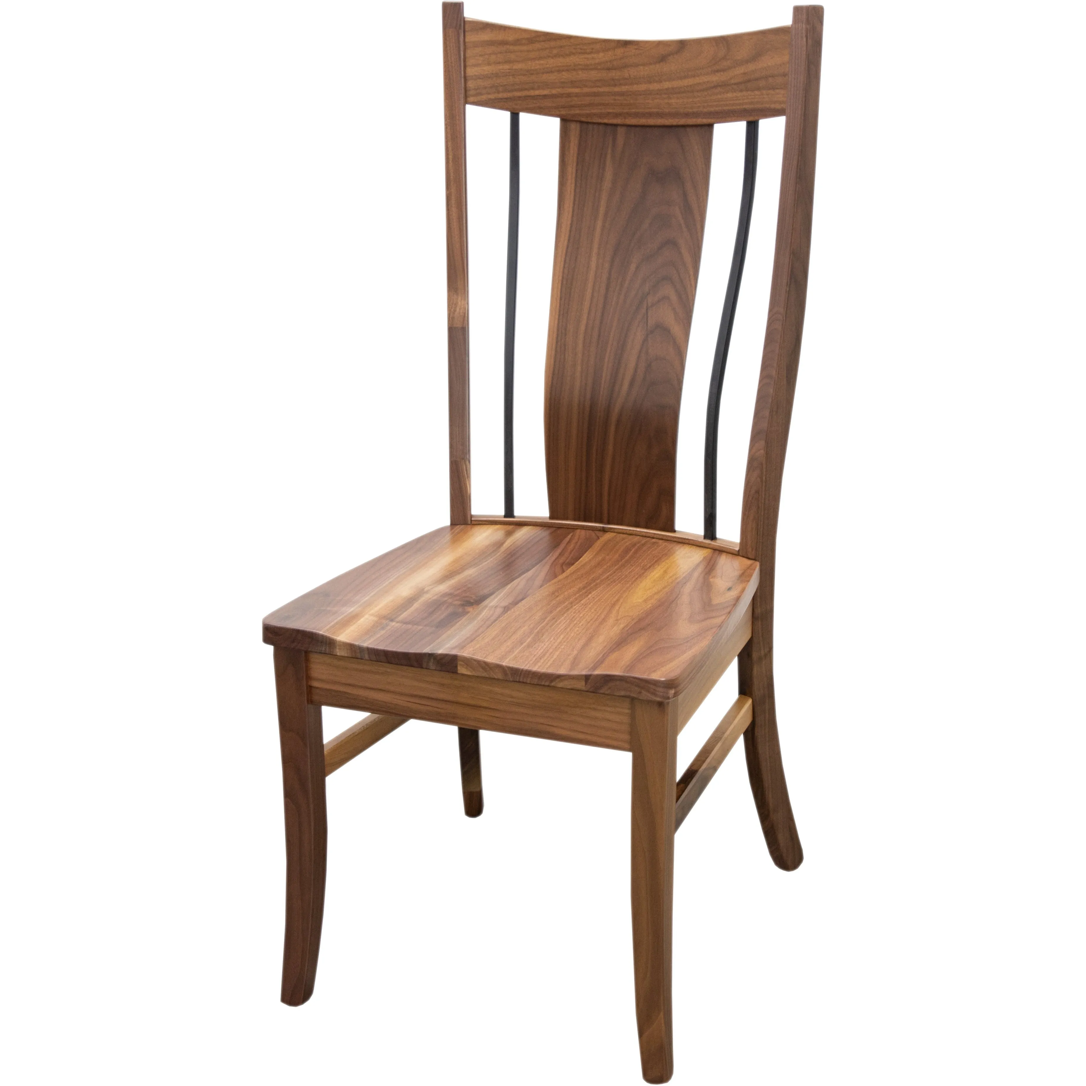 Eagle Side Dining Chair with Wrought Iron