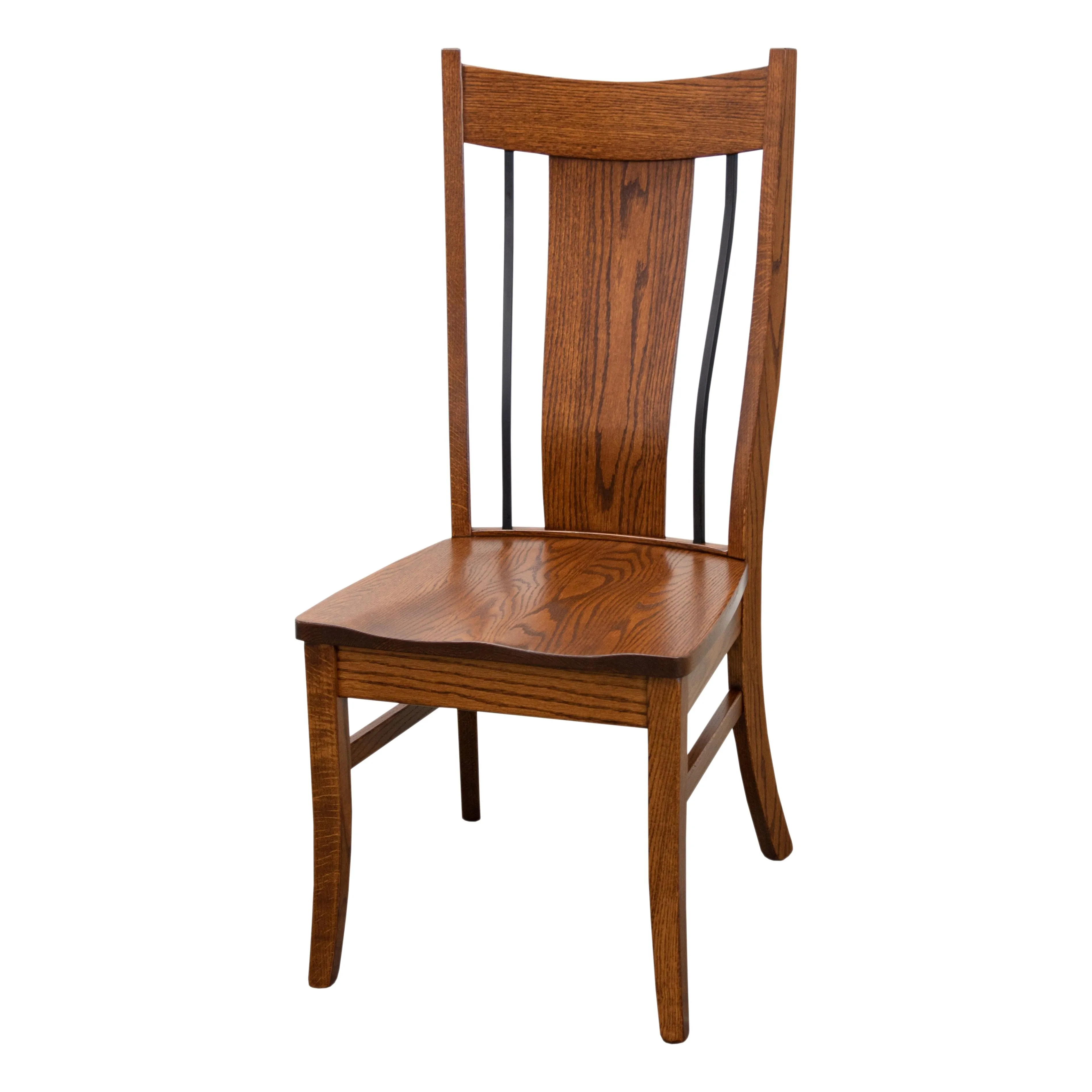 Eagle Side Dining Chair with Wrought Iron