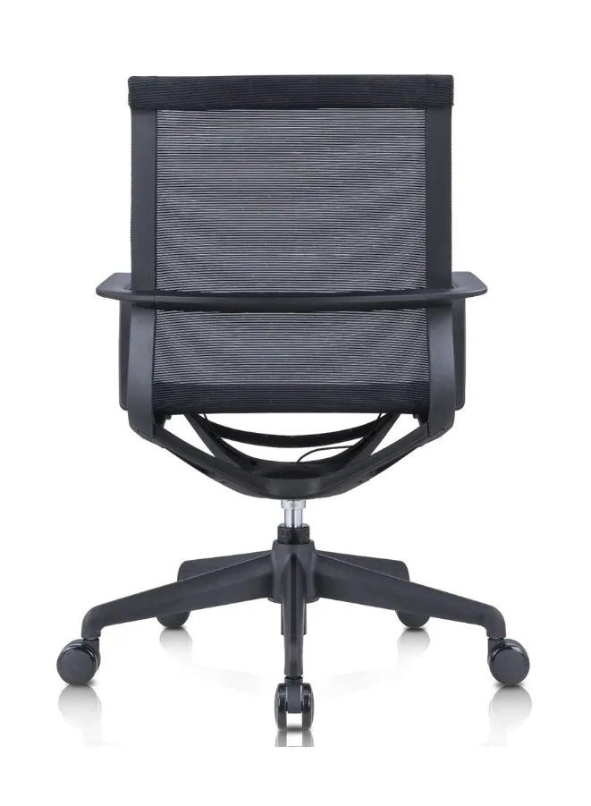 Ergonomic Mesh Office Chair with Adjustable Height and Lumbar Support, Swivel Desk Chair with Armrests