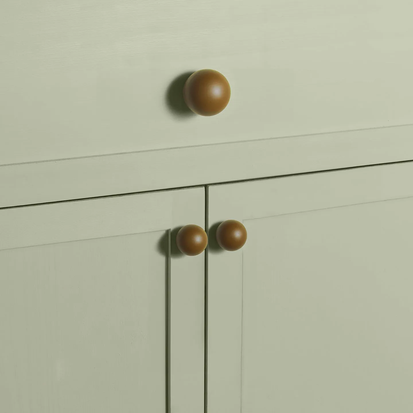 Essential Sphere Knob - Olive