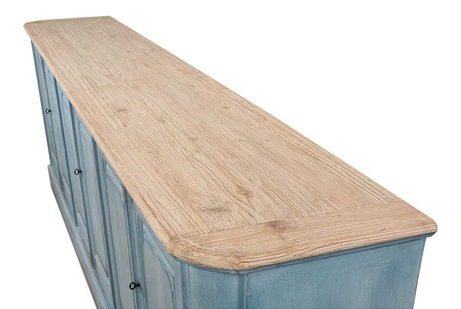 Extra Long Sky Blue Sideboard