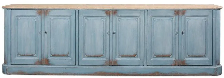 Extra Long Sky Blue Sideboard