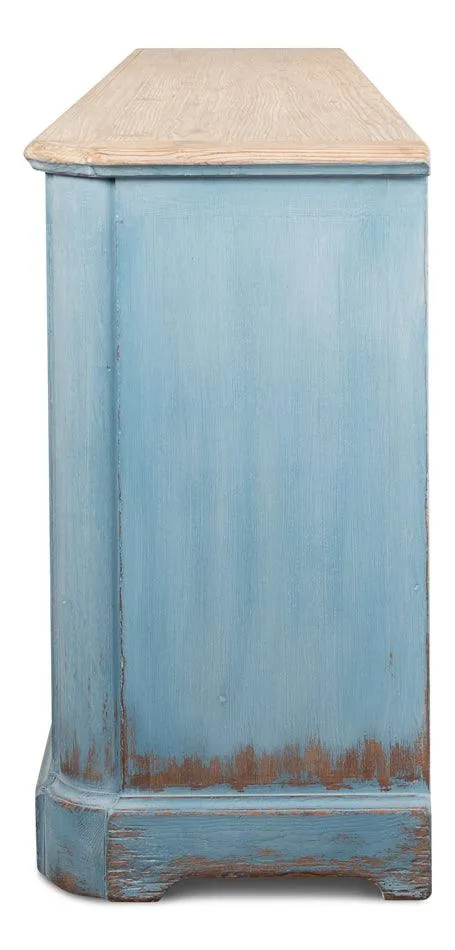 Extra Long Sky Blue Sideboard