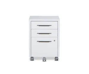 Gammel Mobile File Pedestal - White