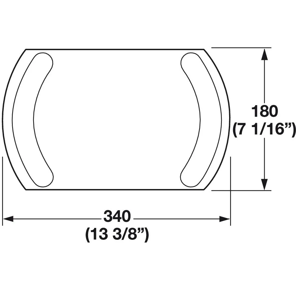 Hafele Fineline Plate Holder for Kitchen Counter, Drawers, or Cabinets