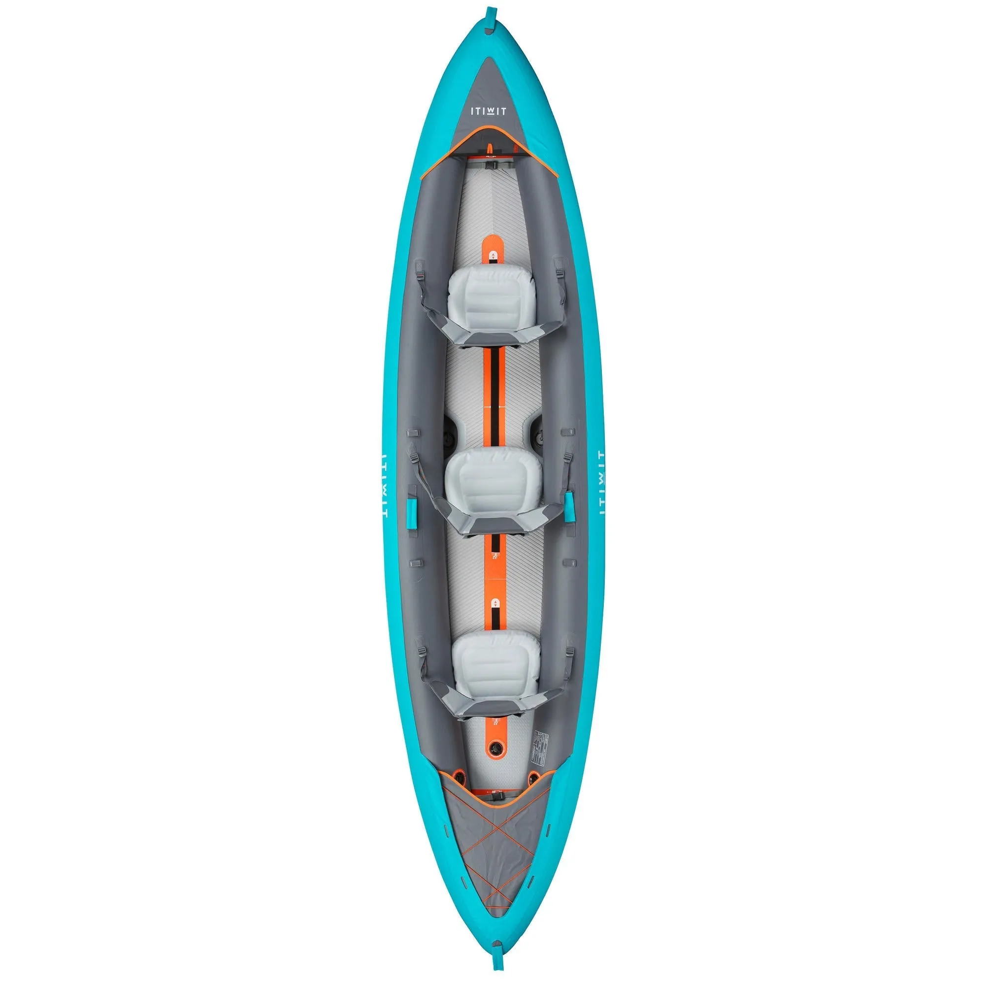 Itiwit X100 Inflatable Recreational Touring Sit-on-top Kayak 1 to 3 person 540lb