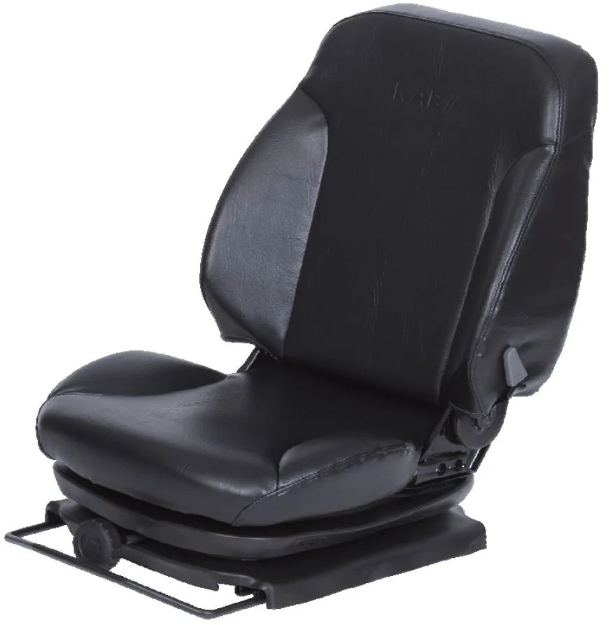 KAB CMS-003-05 Off Road Suspension Seat with Narrow Mounting Pattern - Black Vinyl