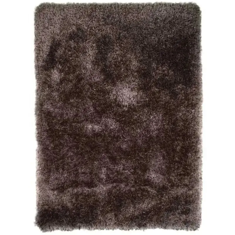 Kingsmoss Pearl Shaggy Homeware Rug / Mat - Grey - 120 x 170cm