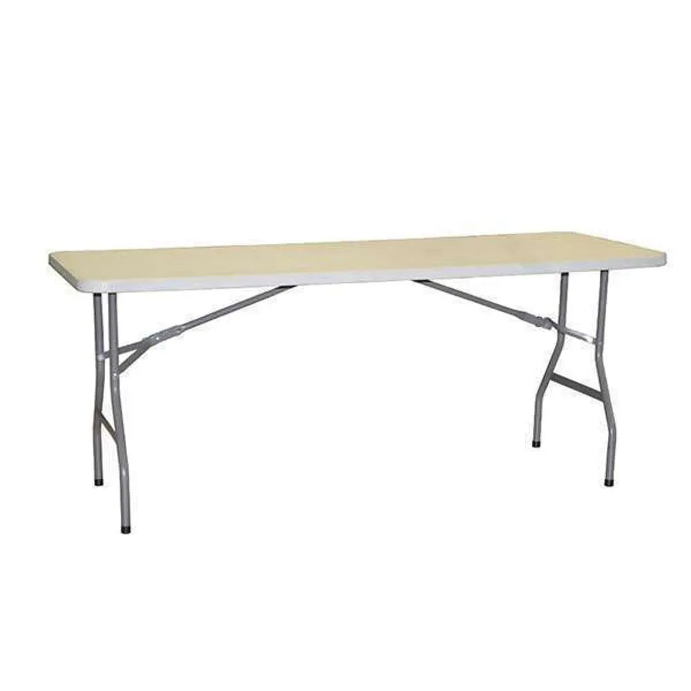 Lifestyle Folding Table Rectangle 8ft White