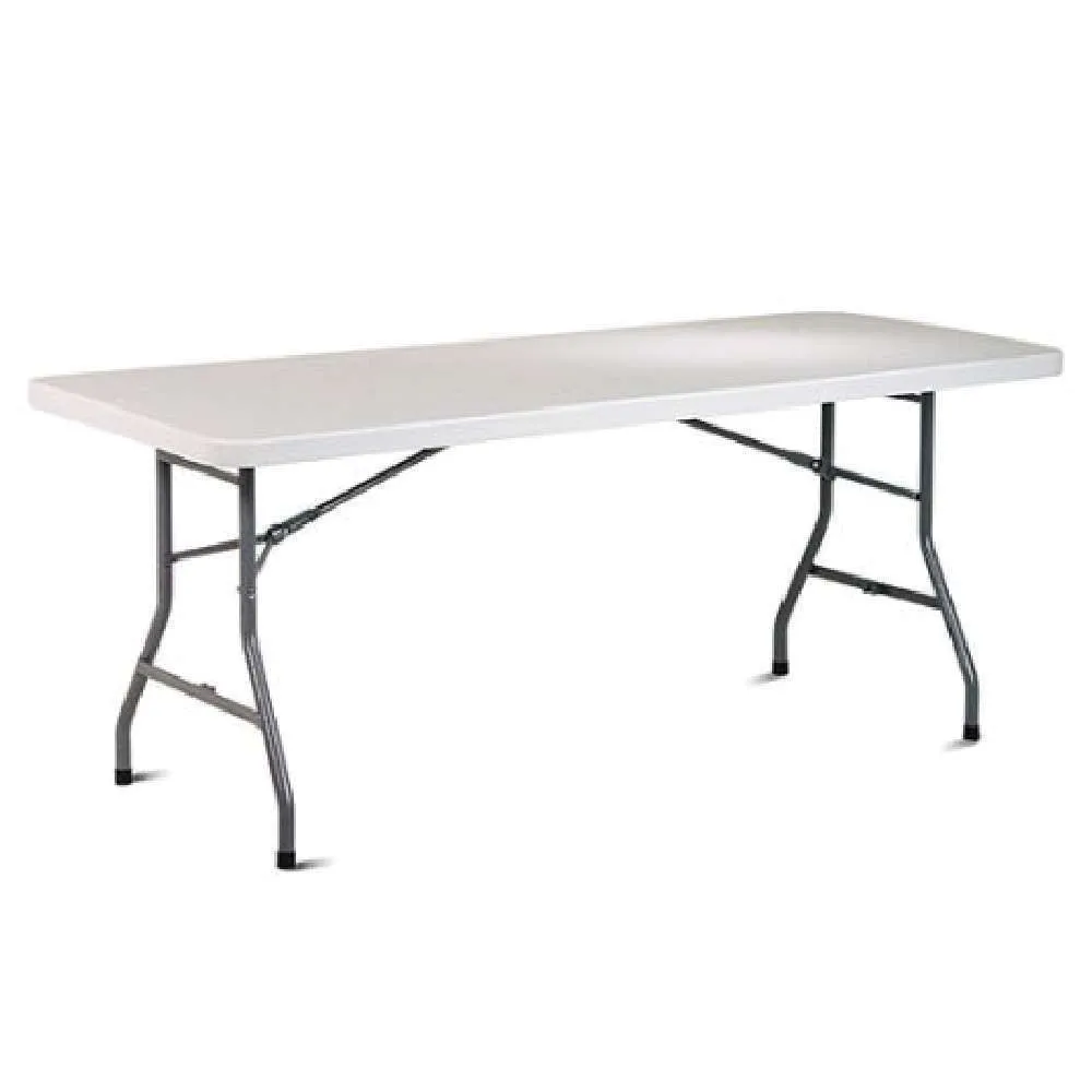 Lifestyle Folding Table Rectangle 8ft White