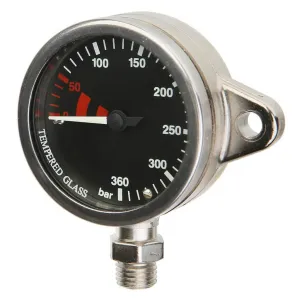 Miflex Brass Tech Pressure Gauge With Attachment Point