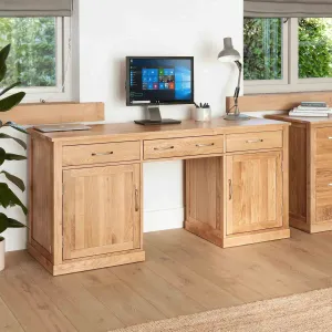 Mobel Oak Large Desk