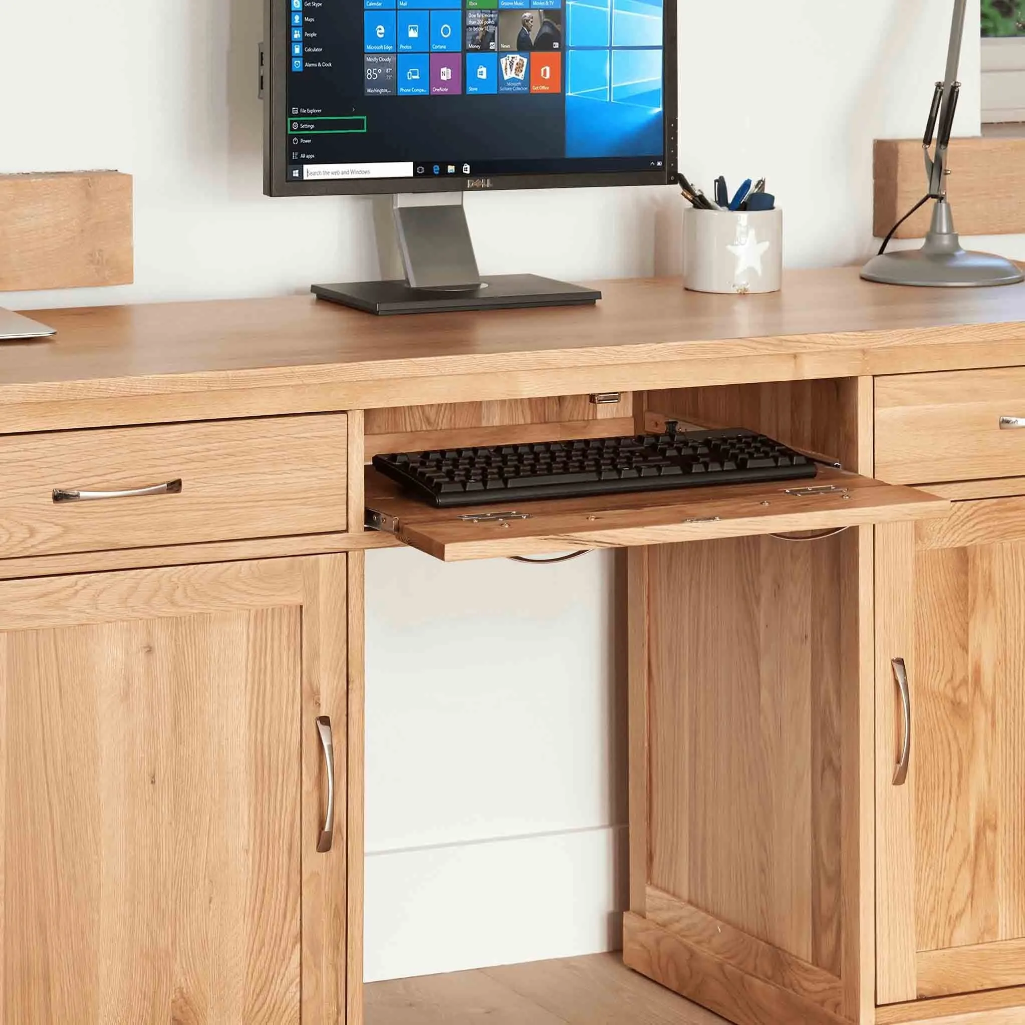 Mobel Oak Large Desk