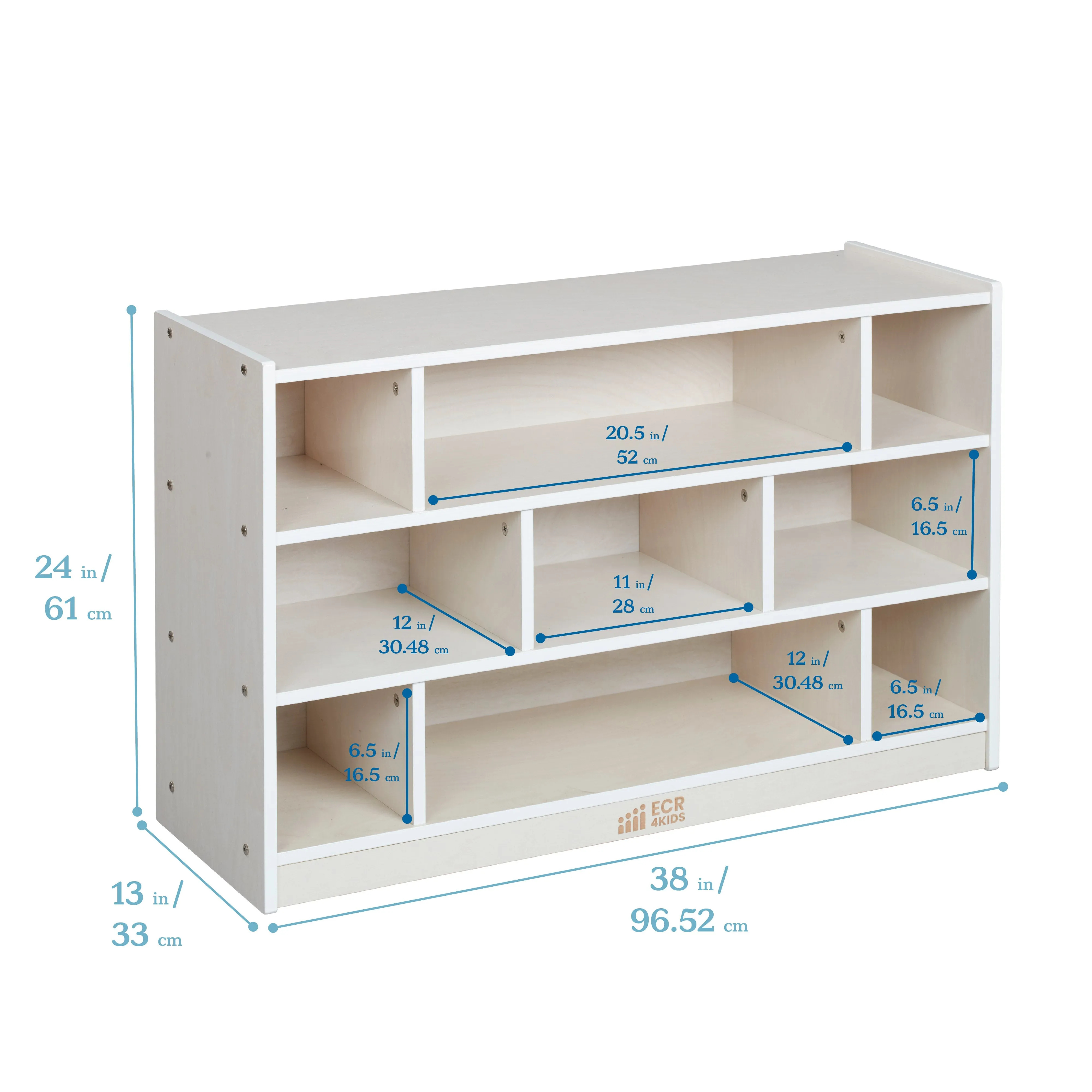 Mobile Block Storage Cart, Medium, Classroom Furniture