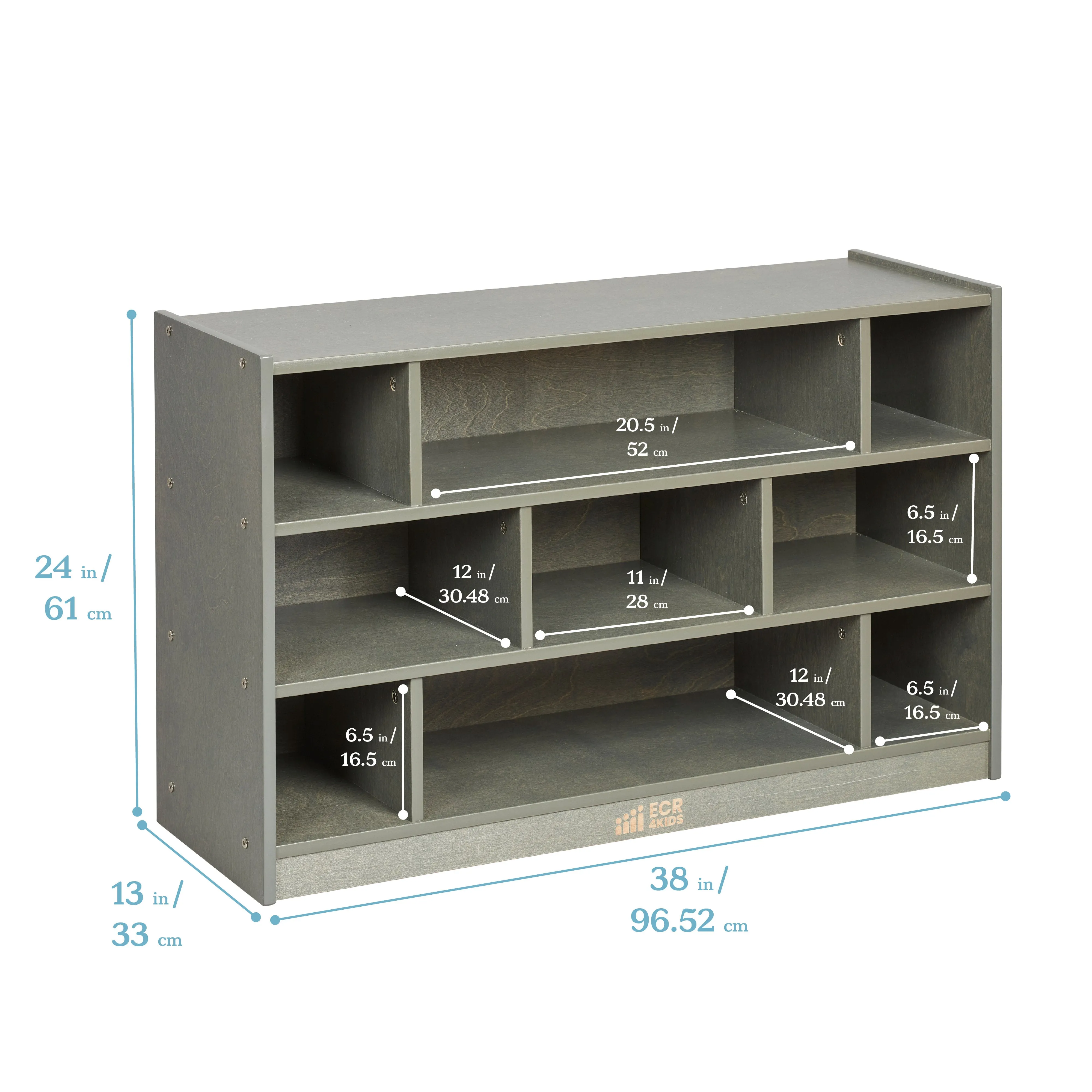 Mobile Block Storage Cart, Medium, Classroom Furniture