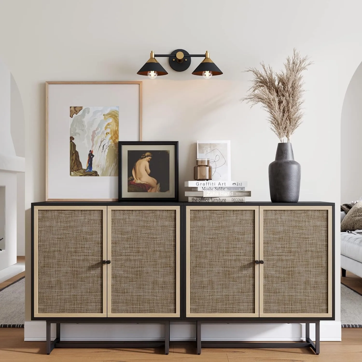 Modern Buffet Sideboard Cabinet for Hallway, Entryway, Dining Living Room