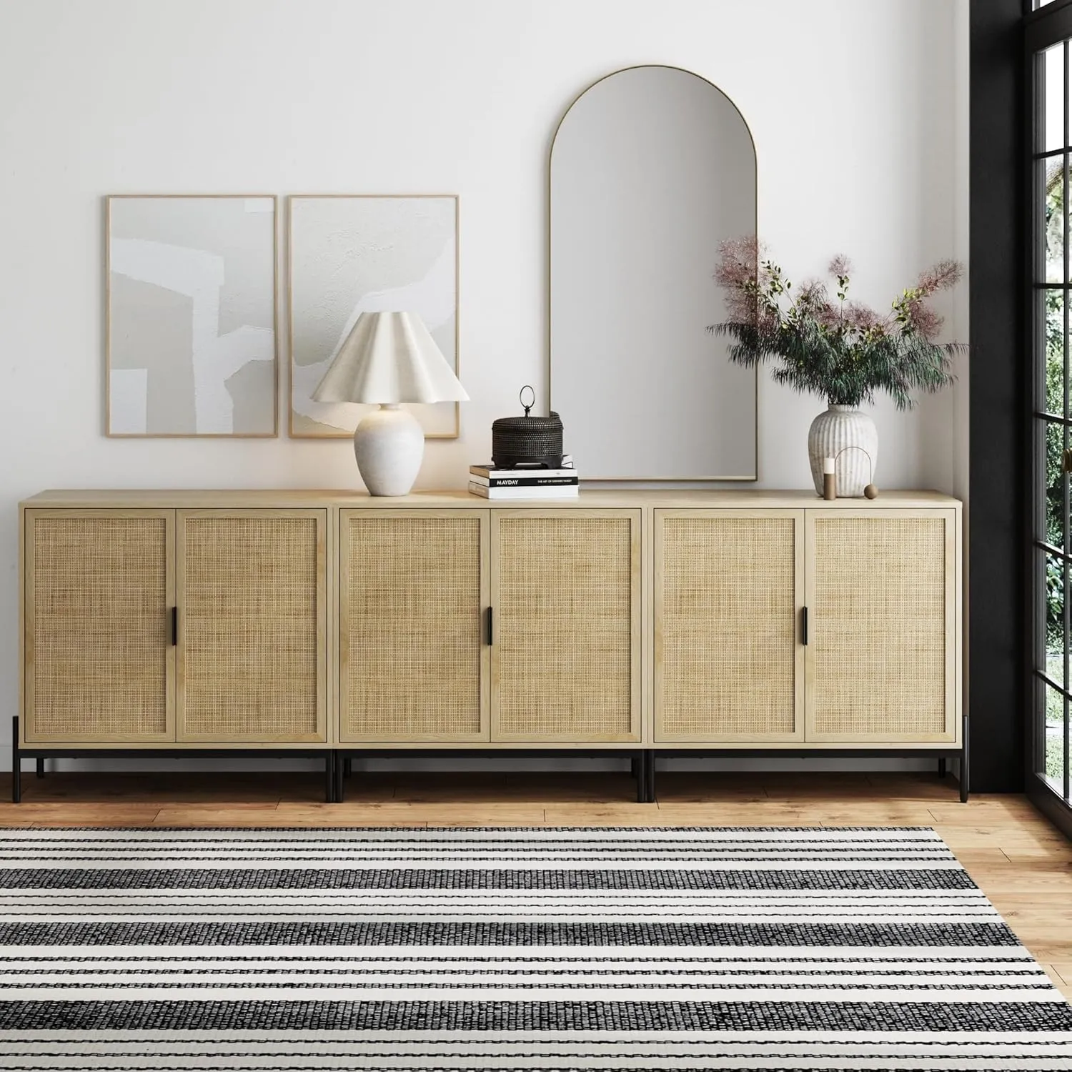 Modern Buffet Sideboard Cabinet for Hallway, Entryway, Dining Living Room