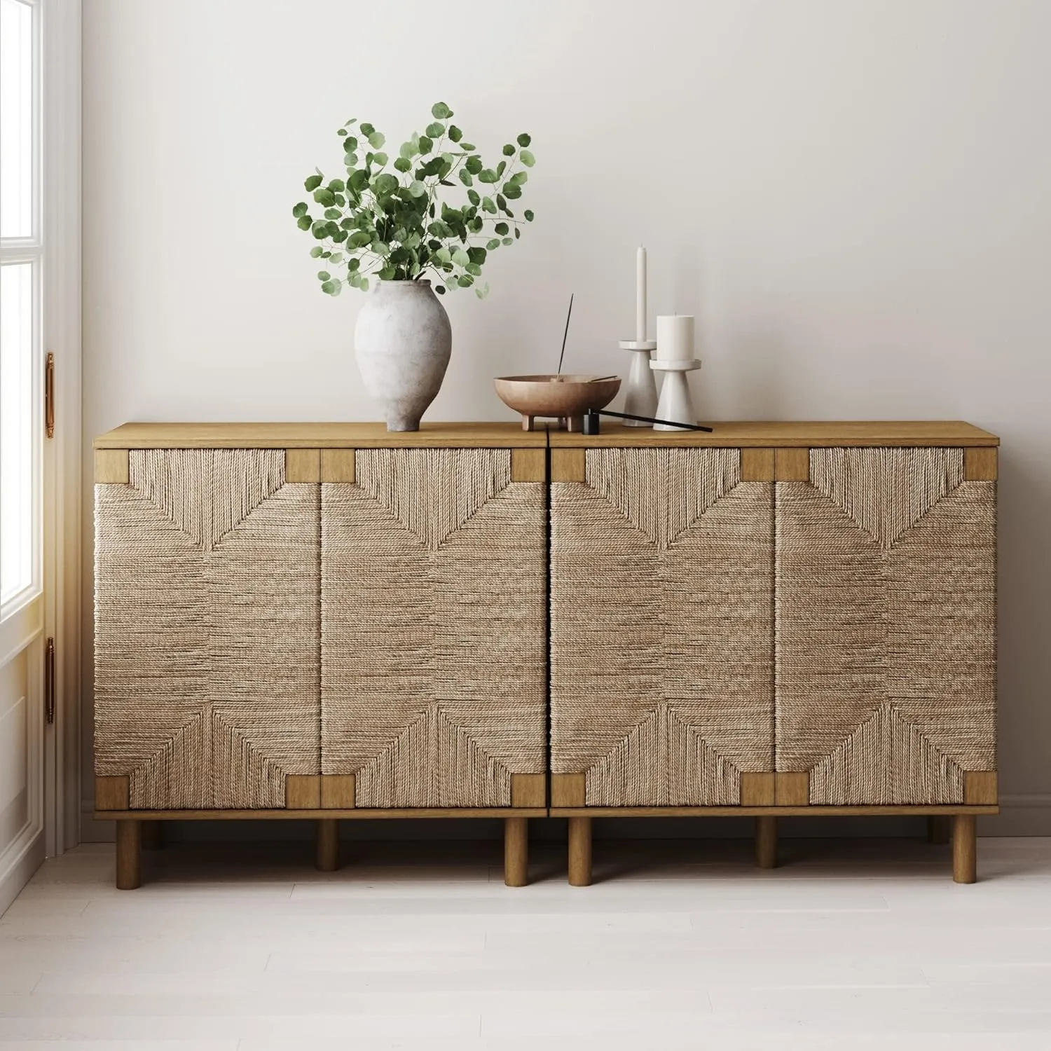 Modern Buffet Sideboard Cabinet for Hallway, Entryway, Dining Living Room