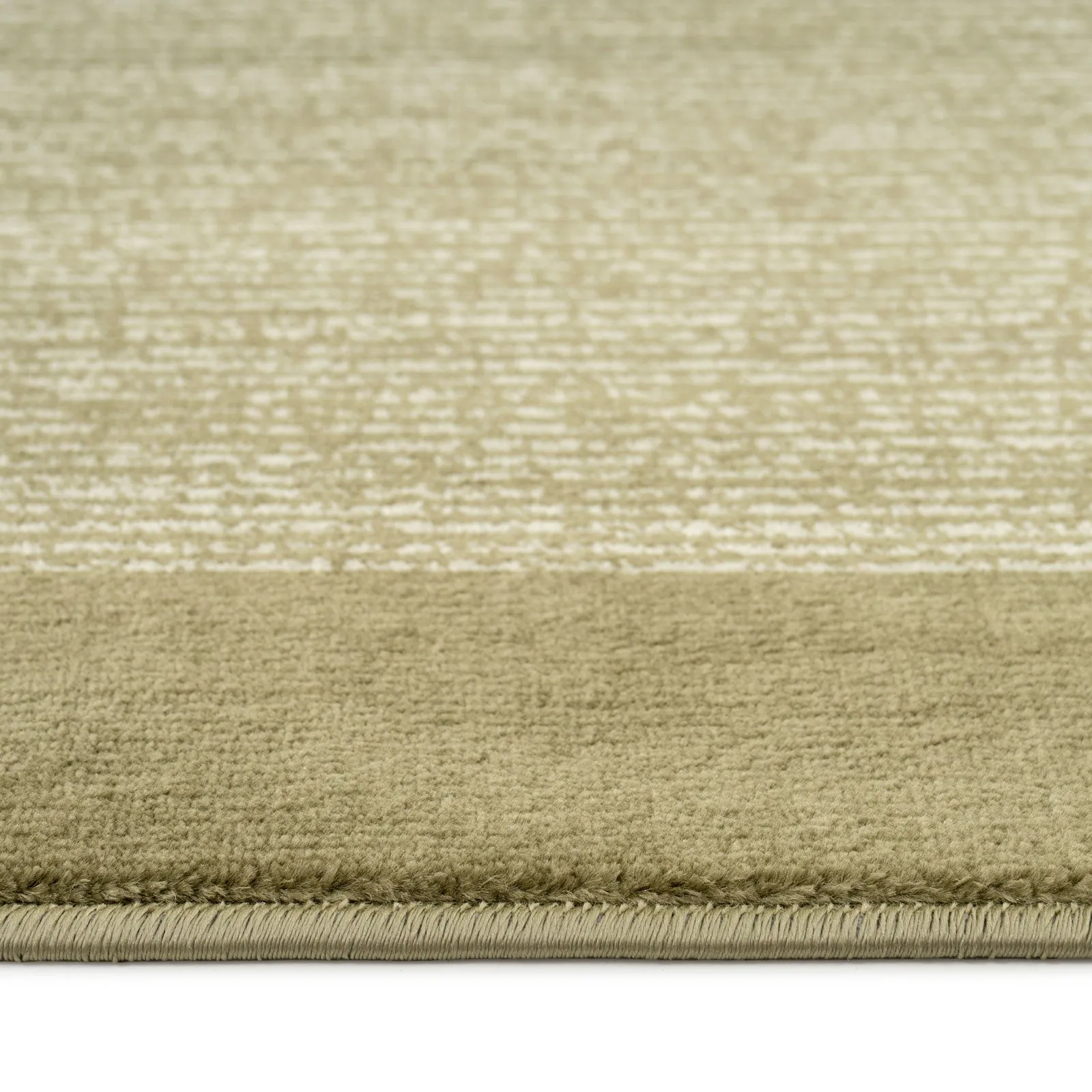 Mossy Green Border Rug - Barley