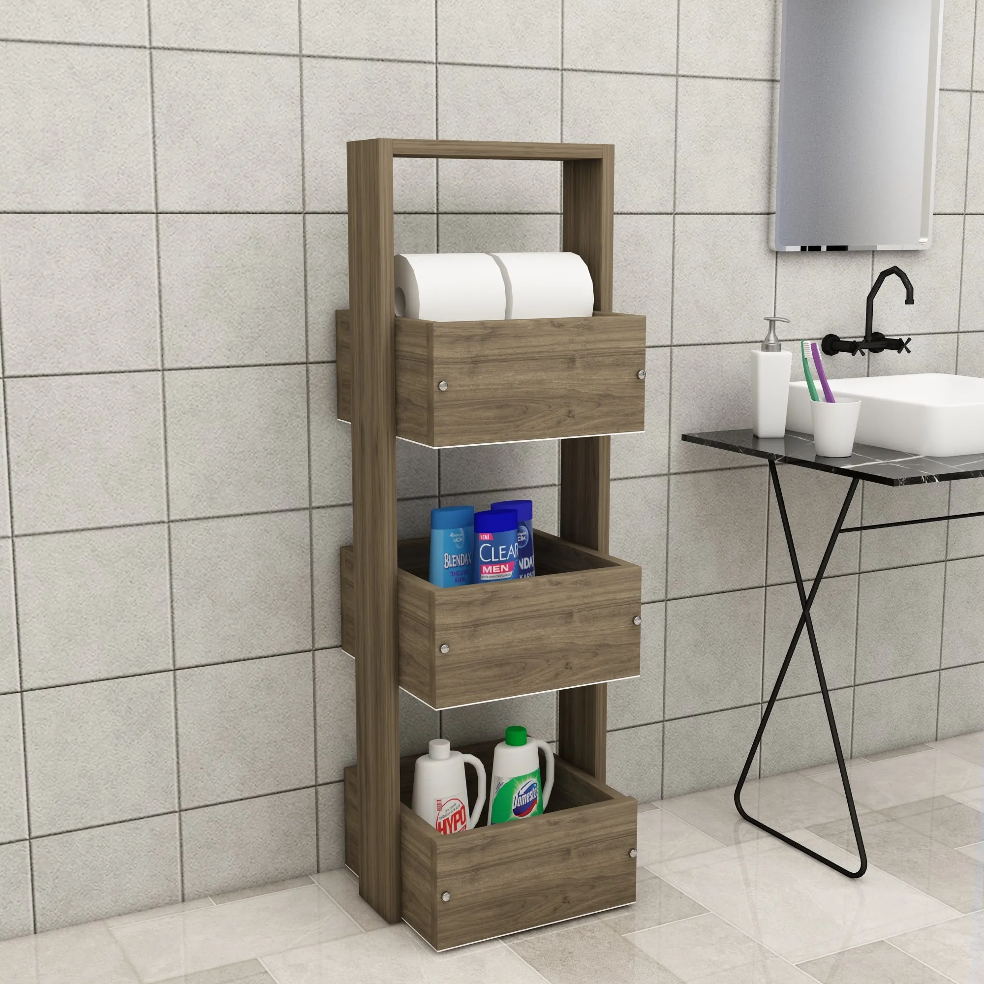 Multi-Purpose Storage Cabinet Shelf Mita