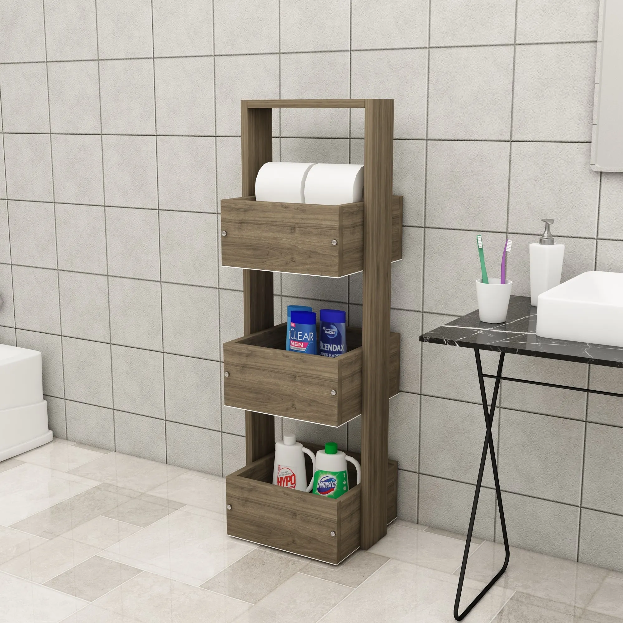 Multi-Purpose Storage Cabinet Shelf Mita