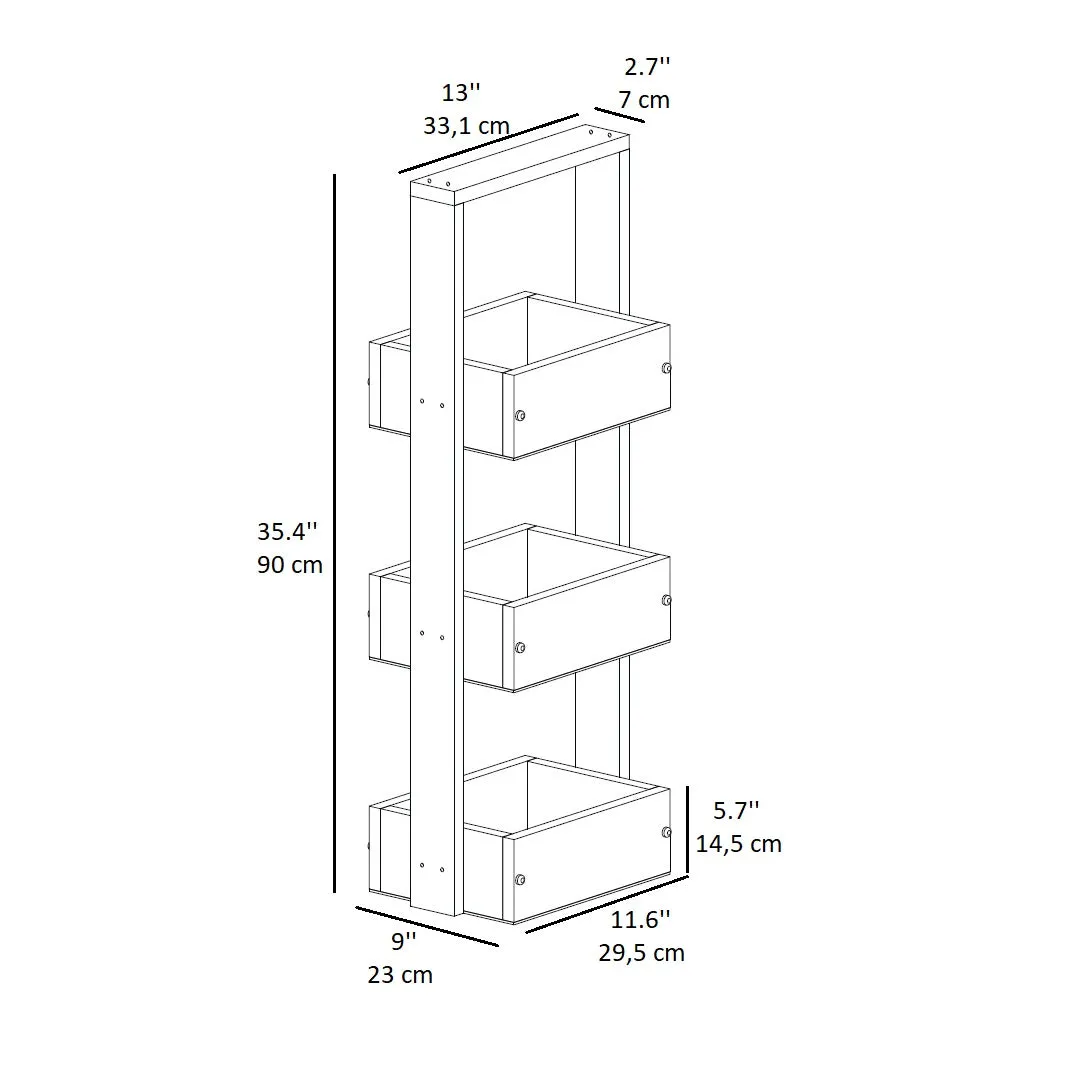 Multi-Purpose Storage Cabinet Shelf Mita