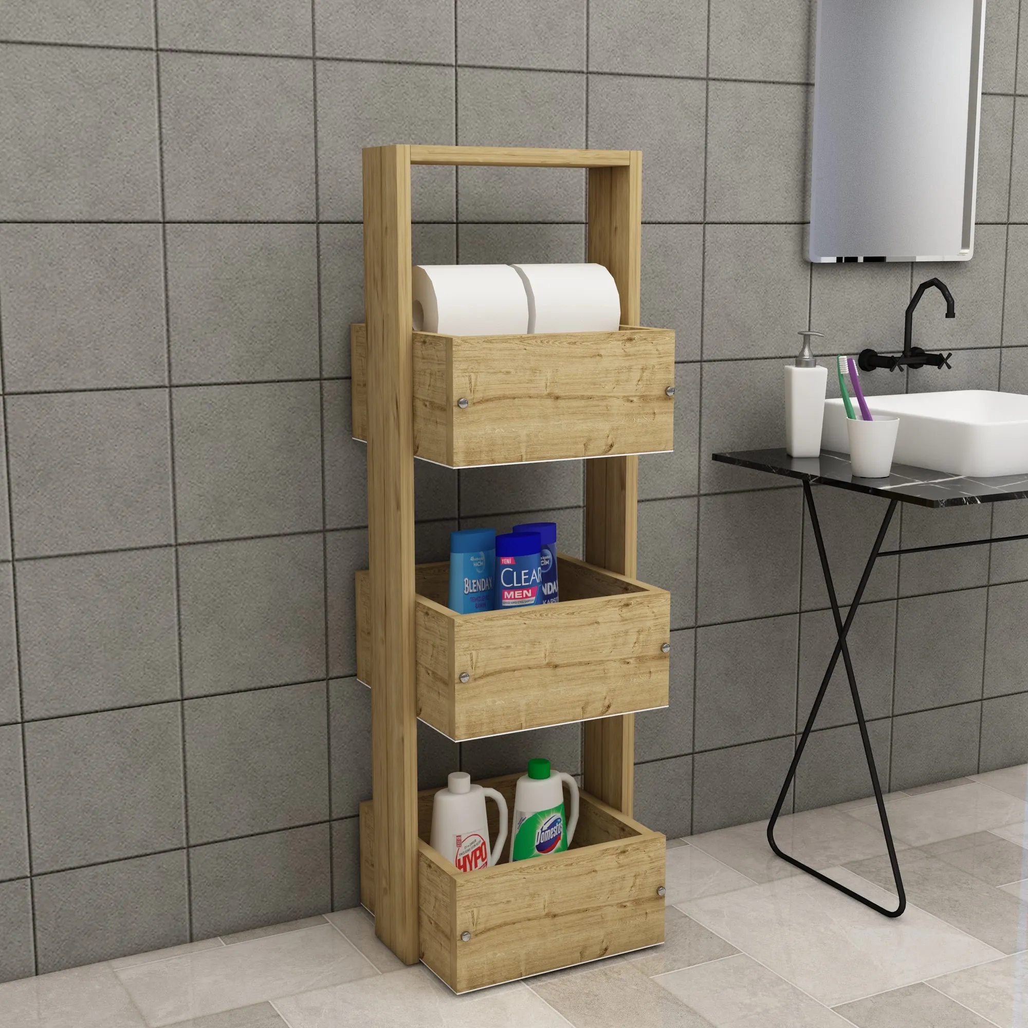 Multi-Purpose Storage Cabinet Shelf Mita