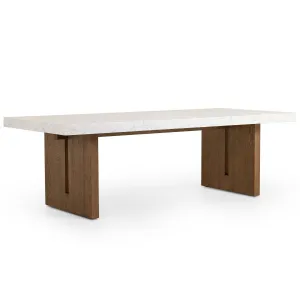 Olympia Dining Table, White Marble