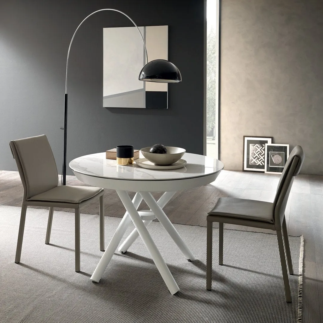 Plexus Rise Round - Coffee and Extending Dining Table